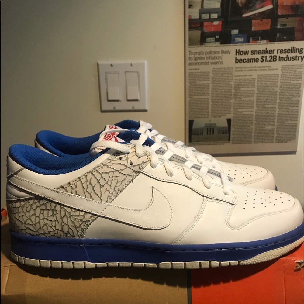 Nike Dunk Low CL Jordan Pack True Blue 3 size 13